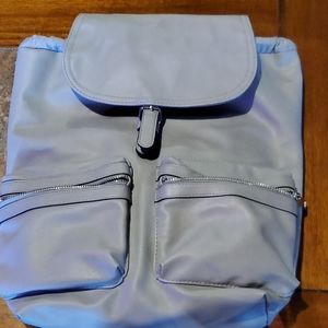 Gray drawstring back pack